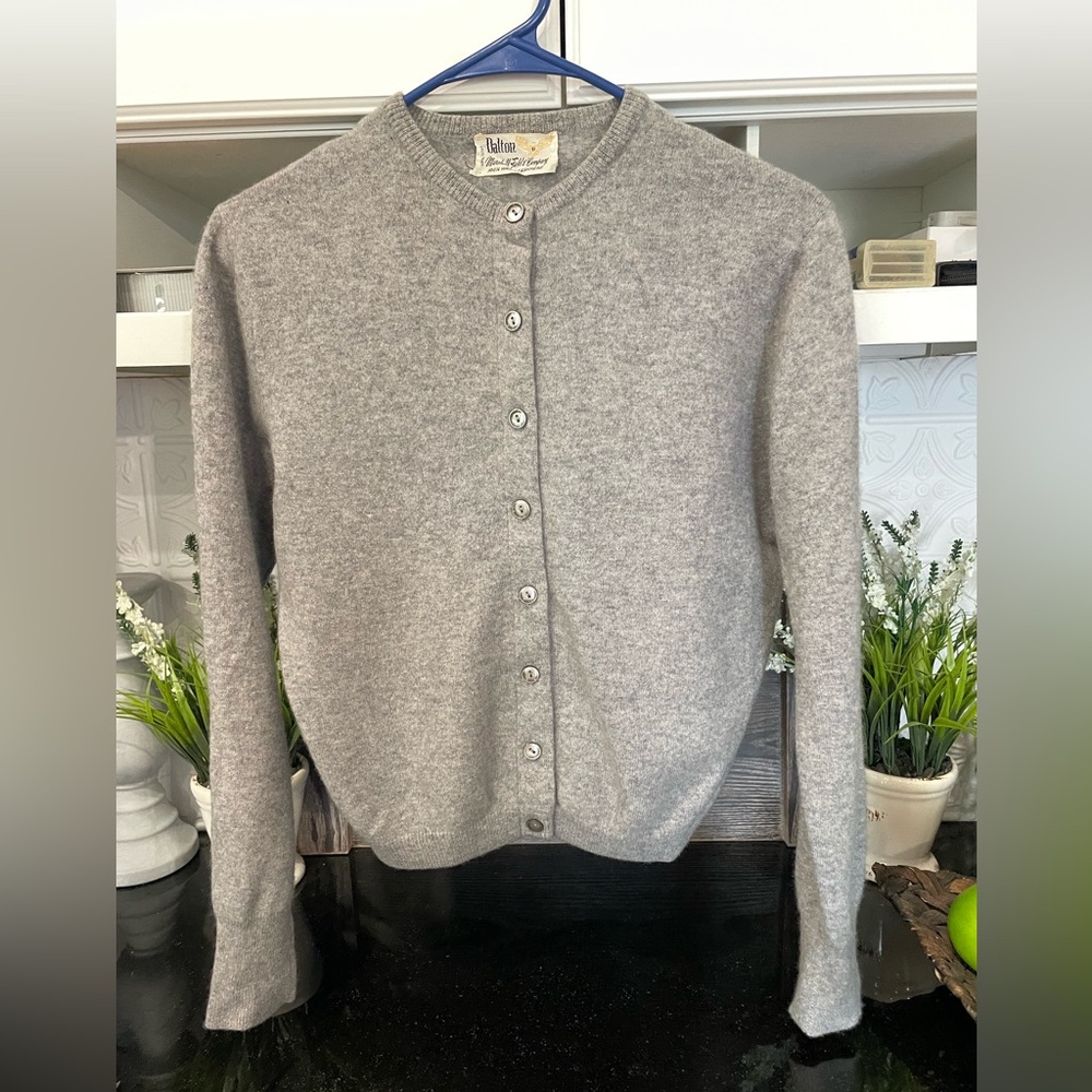 Dalton Marshall Field & Company 100% Virgin Cashmere Cardigan Sweater, Vintage